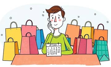 Evite compras por impulso com o método dos 7 dias