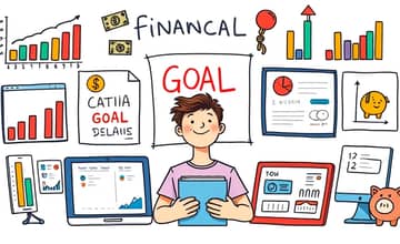 Ferramentas para criar metas de economia com visualização