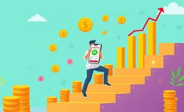 Do zero ao milhão: trajetória com apps de finanças