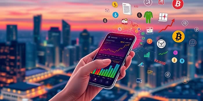 Acompanhe seus investimentos em tempo real direto do celular